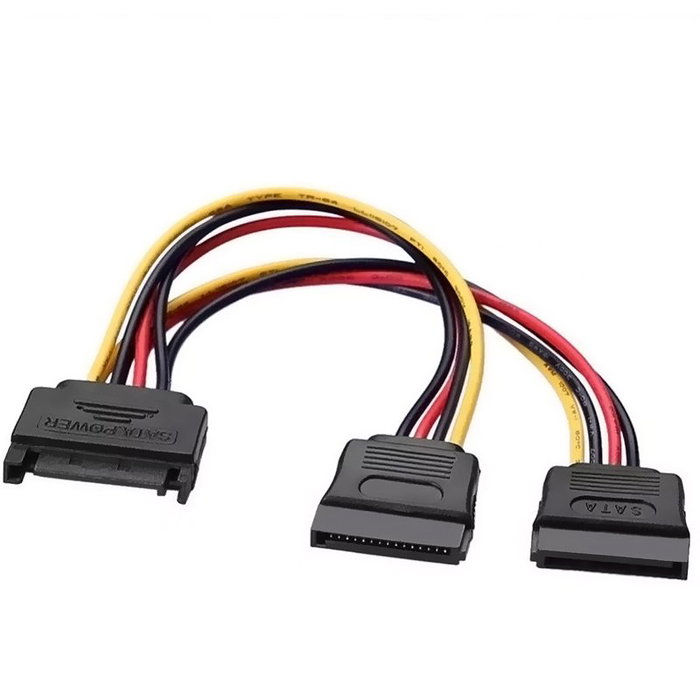Aisens A131-0353 Cable de Alimentación SATA 1 a 2 (20 cm)